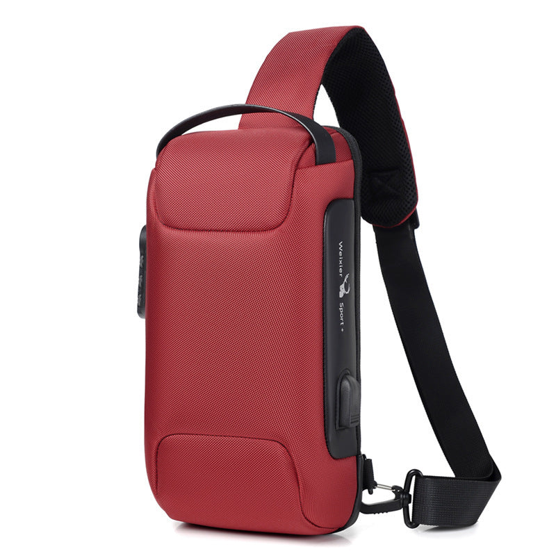 Waterproof  Anti-theft Bag : Oxford Crossbody Shoulder Sling